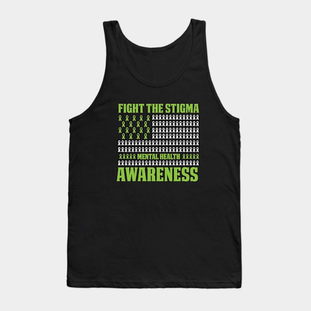 Mental Health Matters End The Stigma Psychology Therapy Tank Top by woormle